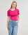 vaatteet Naiset Lyhythihainen t-paita Esprit TSHIRT SL Vaaleanpunainen