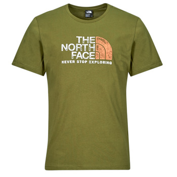 vaatteet Miehet Lyhythihainen t-paita The North Face S/S RUST 2 Khaki