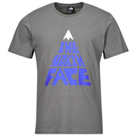 vaatteet Miehet Lyhythihainen t-paita The North Face MOUNTAIN Harmaa