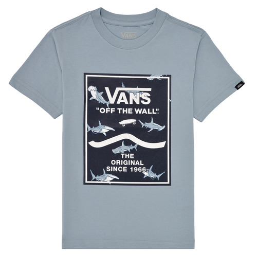 vaatteet Pojat Lyhythihainen t-paita Vans PRINT BOX 2.0 SS Sininen