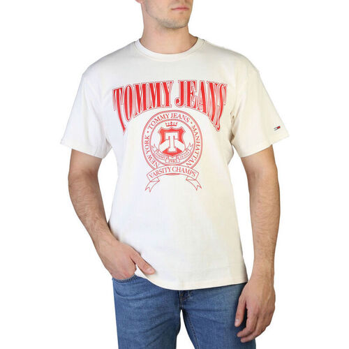 vaatteet Miehet Lyhythihainen t-paita Tommy Hilfiger - dm0dm15645 Valkoinen