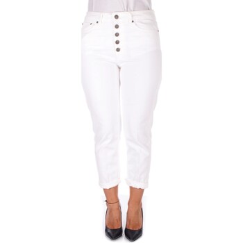 vaatteet Naiset Slim-farkut Dondup DP268B BS0033 DR4 Valkoinen