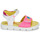 kengät Tytöt Sandaalit ja avokkaat Agatha Ruiz de la Prada SANDALIA MOVIE Valkoinen / Vaaleanpunainen