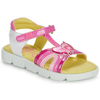 kengät Tytöt Sandaalit ja avokkaat Agatha Ruiz de la Prada SANDALIA CORAZON Vaaleanpunainen / Valkoinen