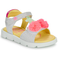 kengät Tytöt Sandaalit ja avokkaat Agatha Ruiz de la Prada SANDALIA CEREZAS Hopea / Vaaleanpunainen