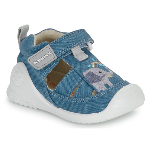 kengät Lapset Sandaalit ja avokkaat Biomecanics SANDALIA ELEFANTE Sininen / Valkoinen