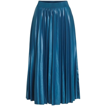 vaatteet Naiset Hame Vila Skirt Nitban - Moroccan Blue Sininen
