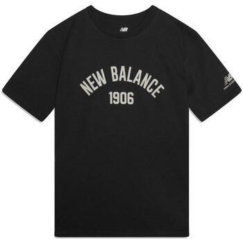 vaatteet Miehet Lyhythihainen t-paita New Balance  Harmaa
