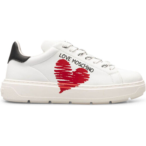 kengät Naiset Tennarit Love Moschino ja15394g1gia1-10a white Valkoinen