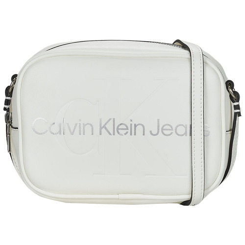 laukut Miehet Olkalaukut Calvin Klein Jeans SCULPTED CAMERA BAG18MONO Valkoinen