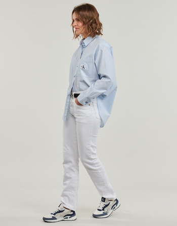 Calvin Klein Jeans WOVEN LABEL RELAXED SHIRT Sininen