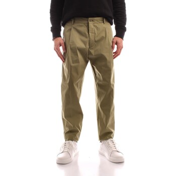 vaatteet Miehet Puvun housut Calvin Klein Jeans K10K108950 Vihreä