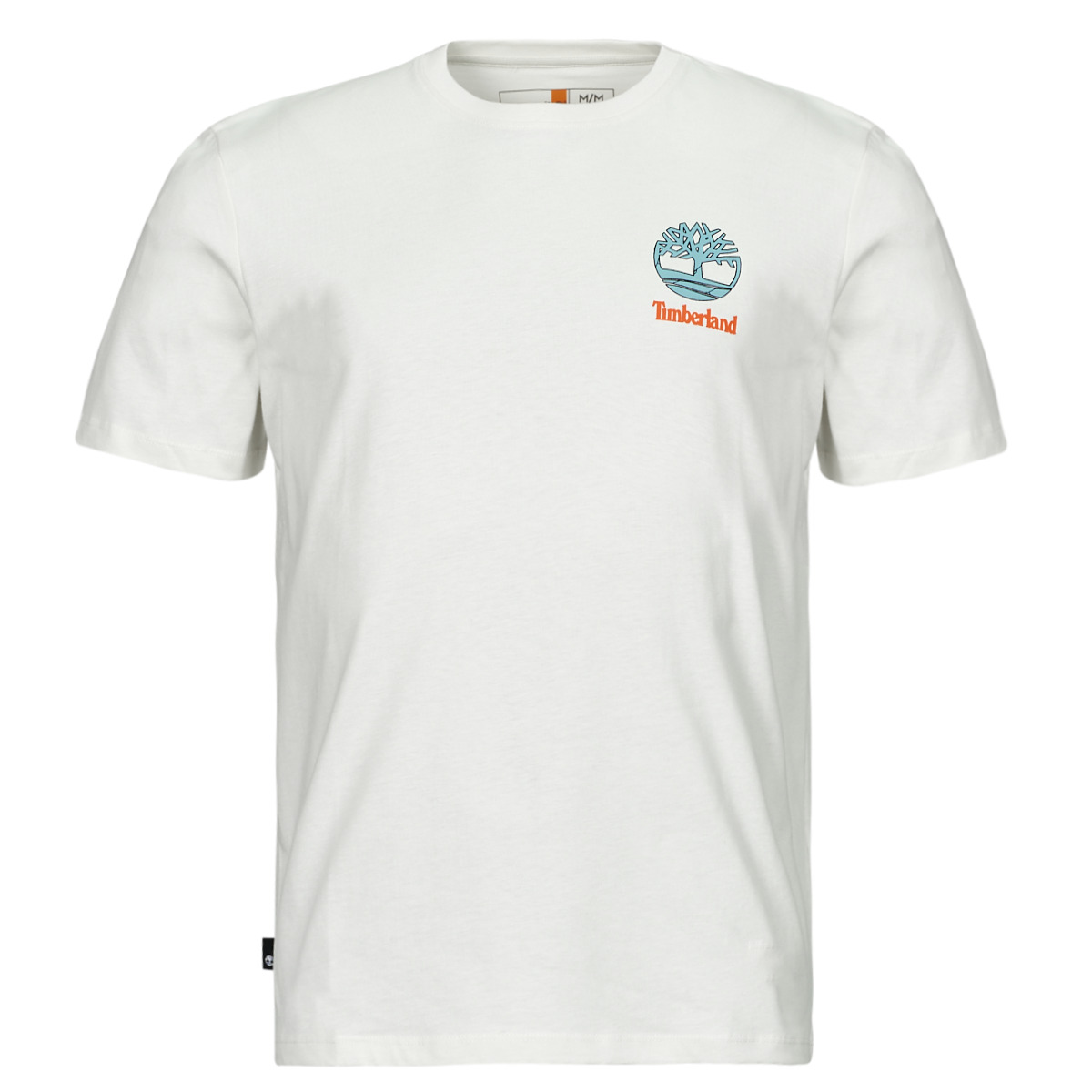 vaatteet Miehet Lyhythihainen t-paita Timberland Back Graphic Short Sleeve Tee Valkoinen