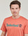 vaatteet Miehet Lyhythihainen t-paita Timberland Linear Logo Short Sleeve Tee Ruskea