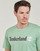 vaatteet Miehet Lyhythihainen t-paita Timberland Linear Logo Short Sleeve Tee Harmaa / Vihreä