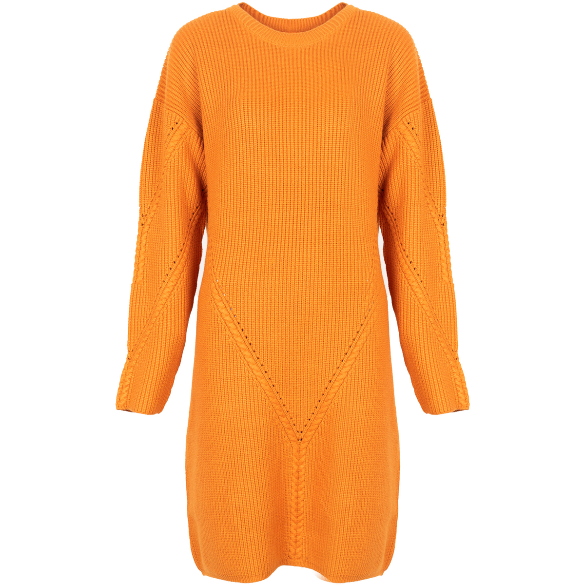 vaatteet Naiset Lyhyt mekko Silvian Heach PGA22285VE Oranssi
