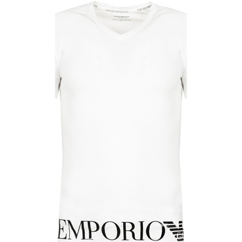 vaatteet Miehet Lyhythihainen t-paita Emporio Armani 111760 3R755 Valkoinen