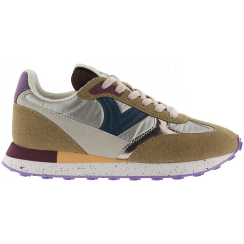 kengät Naiset Juoksukengät / Trail-kengät Victoria Galaxia nylon metal multicolor Beige