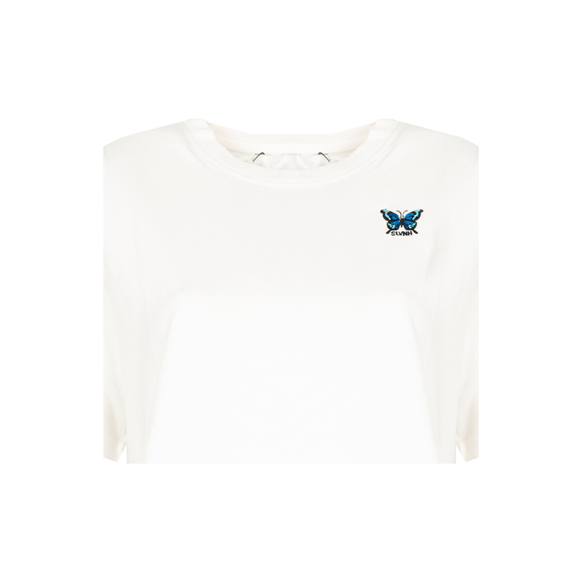 vaatteet Naiset Lyhythihainen t-paita Silvian Heach PGP22373TS | Kaisa Valkoinen