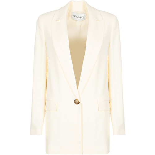 vaatteet Naiset Puvun takit Silvian Heach PGA22189GC | Kaluk Valkoinen