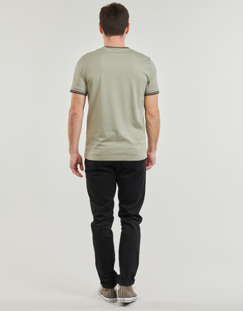 Fred Perry TWIN TIPPED T-SHIRT Harmaa