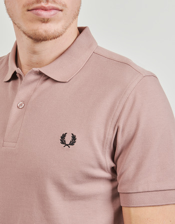 Fred Perry PLAIN FRED PERRY SHIRT Vaaleanpunainen / Musta