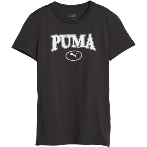 vaatteet Tytöt Lyhythihainen t-paita Puma 219619 Musta