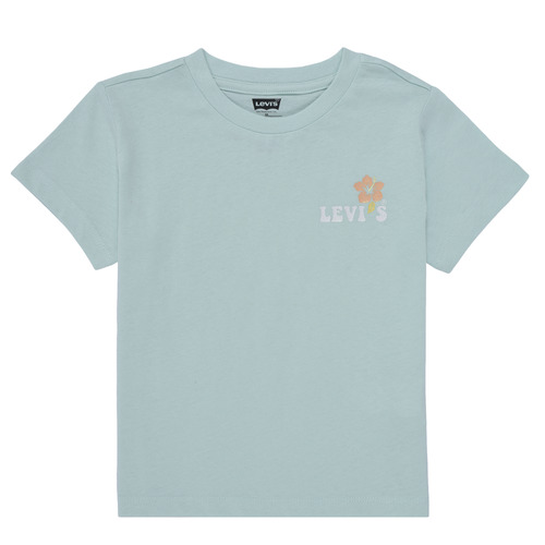 vaatteet Tytöt Lyhythihainen t-paita Levi's OCEAN BEACH SS TEE Sininen / Pastel / Oranssi / Pastel