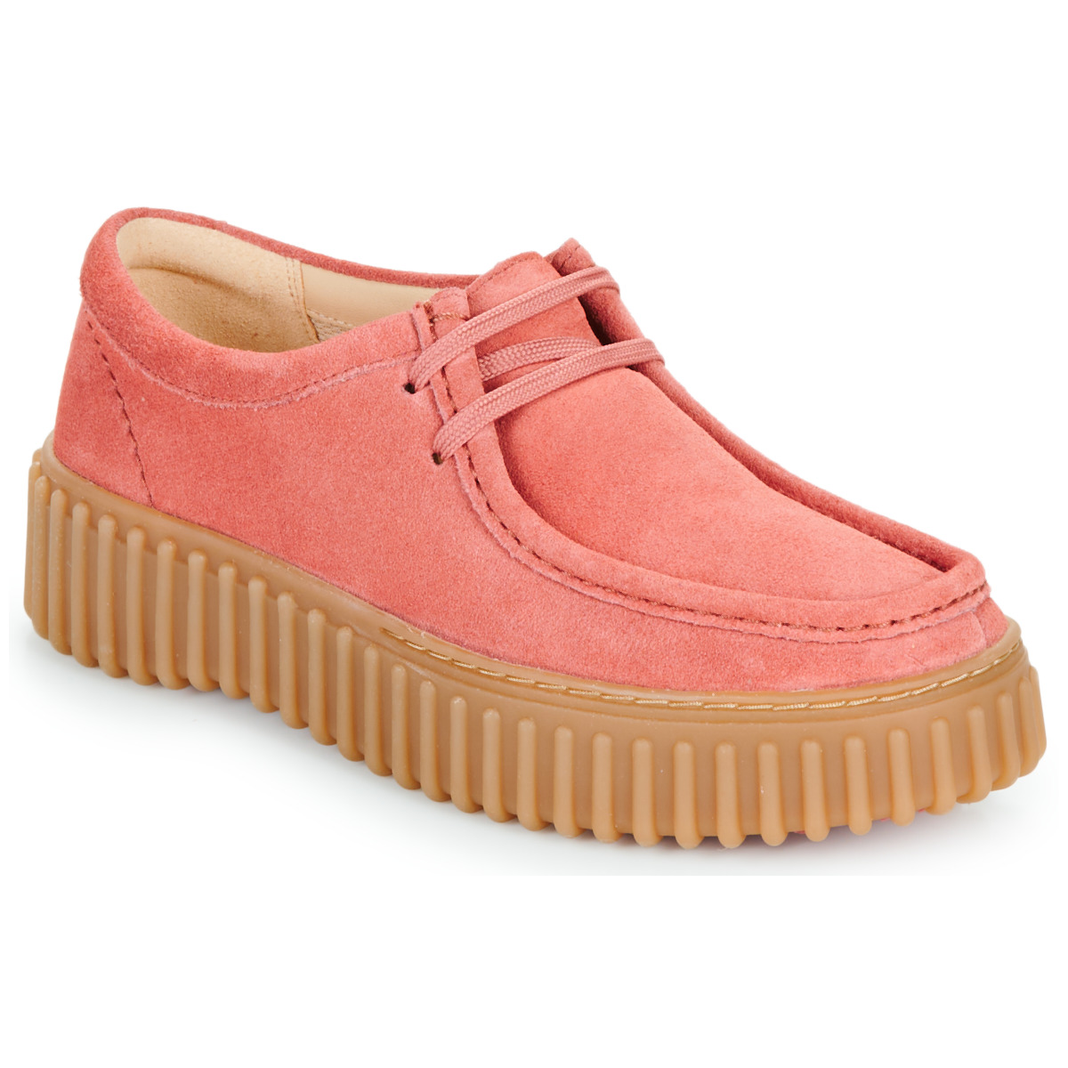 kengät Naiset Derby-kengät Clarks TORHILL BEE Vaaleanpunainen