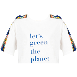 vaatteet Naiset Lyhythihainen t-paita Pinko 1E100A Y5WQ | Granadilla Valkoinen
