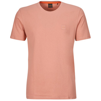vaatteet Miehet Lyhythihainen t-paita BOSS Tales Vaaleanpunainen
