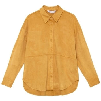 vaatteet Naiset Topit / Puserot Compania Fantastica COMPAÑIA FANTÁSTICA Shirt 11058 - Yellow Keltainen
