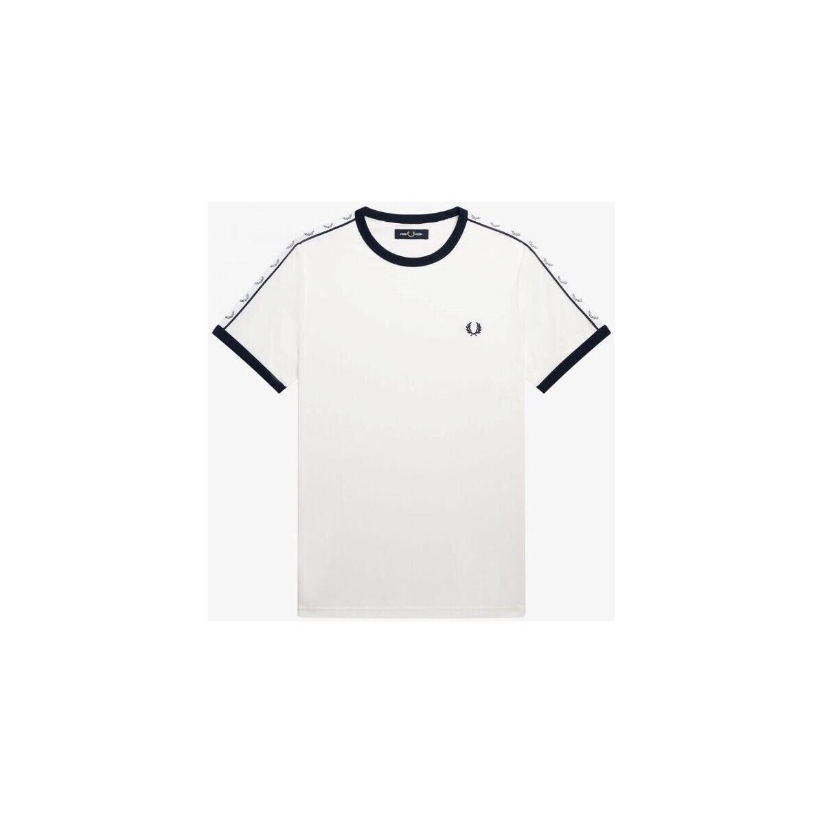 vaatteet Miehet Lyhythihainen t-paita Fred Perry M4620 Valkoinen
