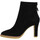 kengät Naiset Nilkkurit Lola Cruz 354 Velours Femme Noir Musta