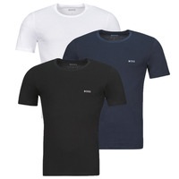 vaatteet Miehet Lyhythihainen t-paita BOSS TShirtRN 3P Classic Valkoinen / Laivastonsininen / Musta