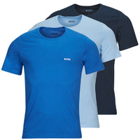 vaatteet Miehet Lyhythihainen t-paita BOSS TShirtRN 3P Classic Sininen / Sininen / Taivaansininen / Laivastonsininen
