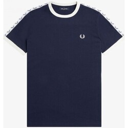 vaatteet Miehet Lyhythihainen t-paita Fred Perry M4620 Sininen