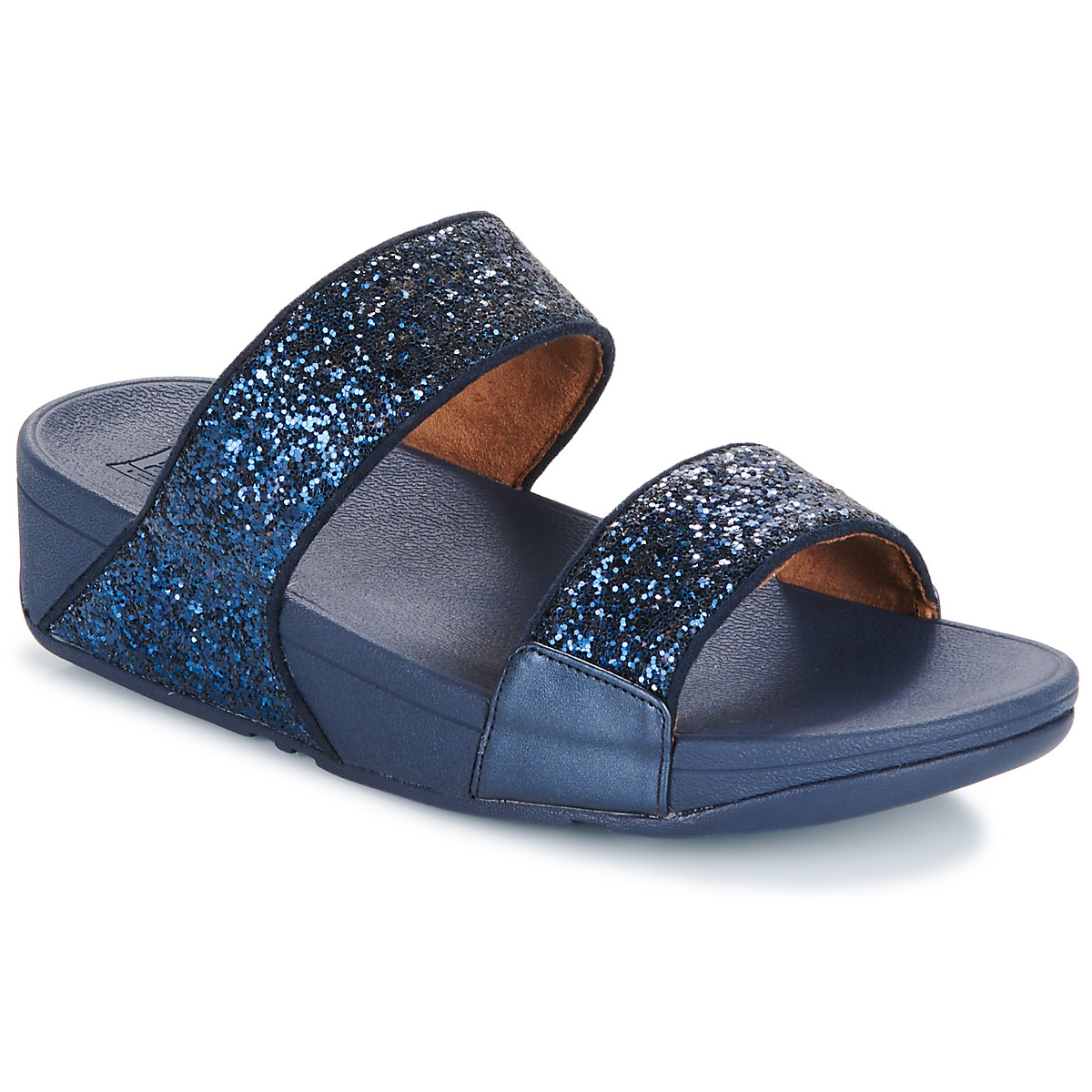 kengät Naiset Sandaalit ja avokkaat FitFlop Lulu Glitter Slides Sininen