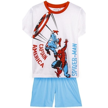 vaatteet Pojat pyjamat / yöpaidat Avengers 2900001332A Valkoinen