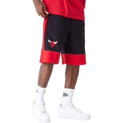 vaatteet Miehet Caprihousut New-Era NBA Colour Block Short Bulls Punainen