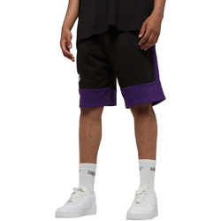 vaatteet Miehet Caprihousut New-Era NBA Colour Block Short Lakers Musta