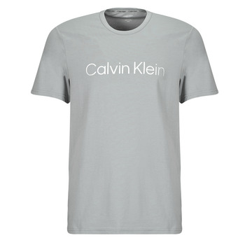 vaatteet Miehet Lyhythihainen t-paita Calvin Klein Jeans S/S CREW NECK Harmaa