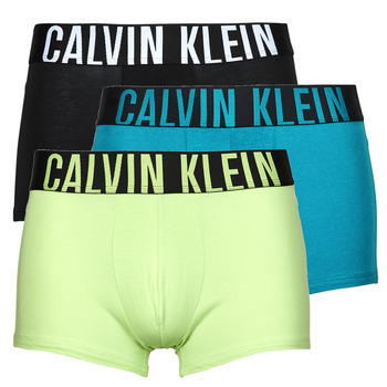 Alusvaatteet Miehet Bokserit Calvin Klein Jeans TRUNK 3PK X3 Valkoinen / Musta / Sininen