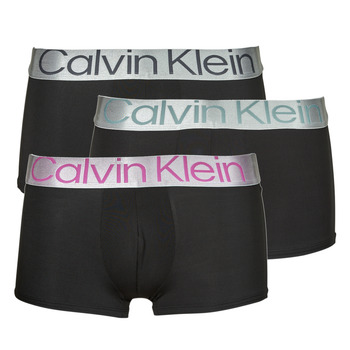 Alusvaatteet Miehet Bokserit Calvin Klein Jeans LOW RISE TRUNK X3 Musta / Musta / Musta