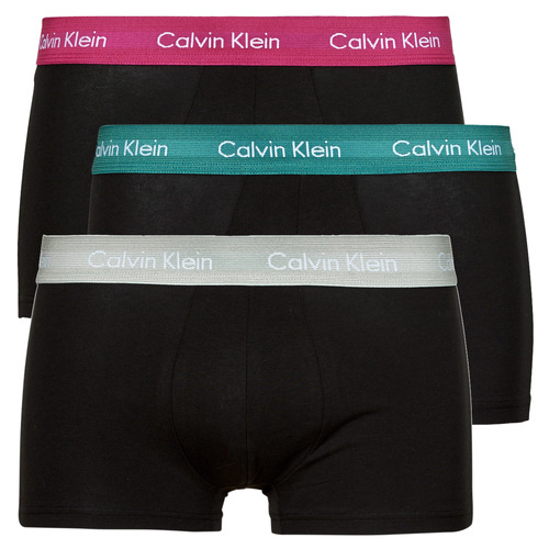 Alusvaatteet Miehet Bokserit Calvin Klein Jeans LOW RISE TRUNK 3PK X3 Musta