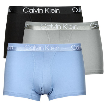 Alusvaatteet Miehet Bokserit Calvin Klein Jeans TRUNK 3PK X3 Harmaa / Sininen / Musta