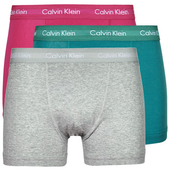 Alusvaatteet Miehet Bokserit Calvin Klein Jeans TRUNK 3PK X3 Harmaa / Vihreä / Violetti