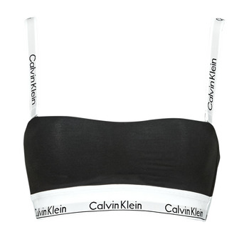 Alusvaatteet Naiset Rintaliivit Calvin Klein Jeans LIGHTLY LINED BANDEAU Musta