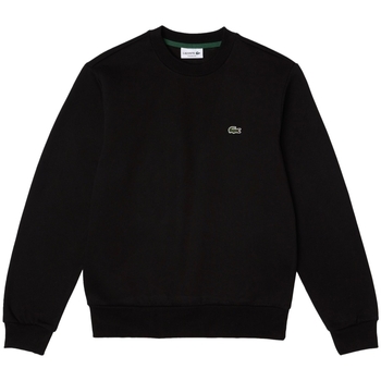 Lacoste Organic Brushed Cotton Sweatshirt - Noir Musta