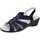 kengät Naiset Sandaalit ja avokkaat Confort EZ364 Sininen
